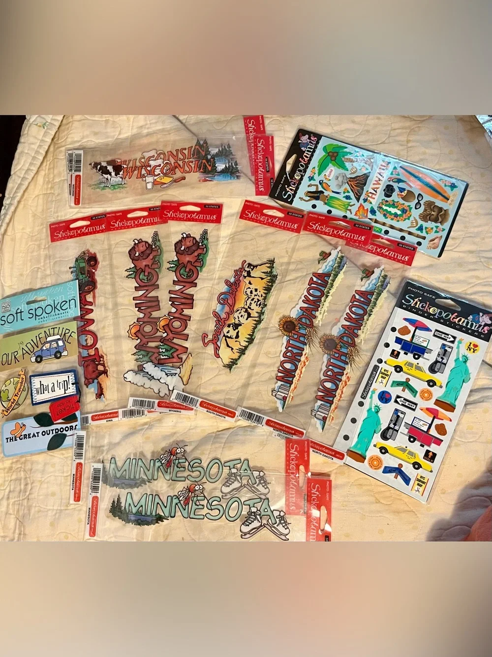 Stickopotamus & Soft Spoken State Sticker Pack - Multicolor